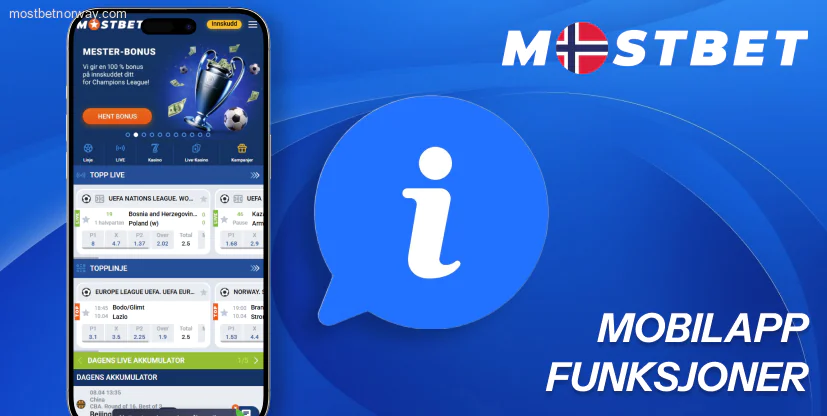 Mostbet mobilappinformasjon