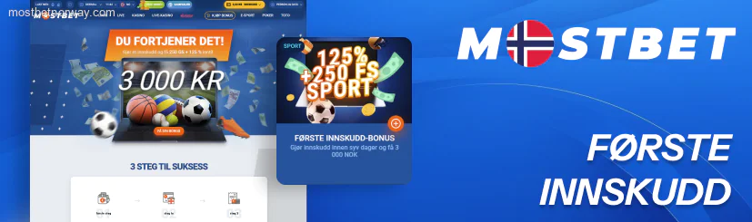 Mostbet tilbyr en velkomstbonus