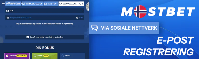 Sosiale Nettverk Registrering Mostbet