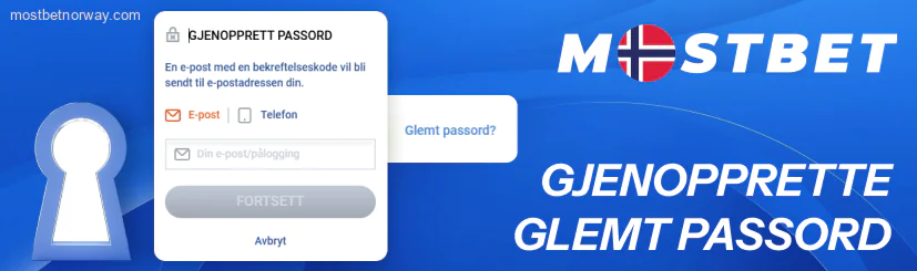 Gjenopprette Glemt Passord Mostbet