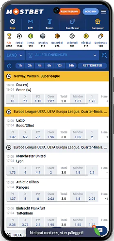 Mostbet sportsbetting